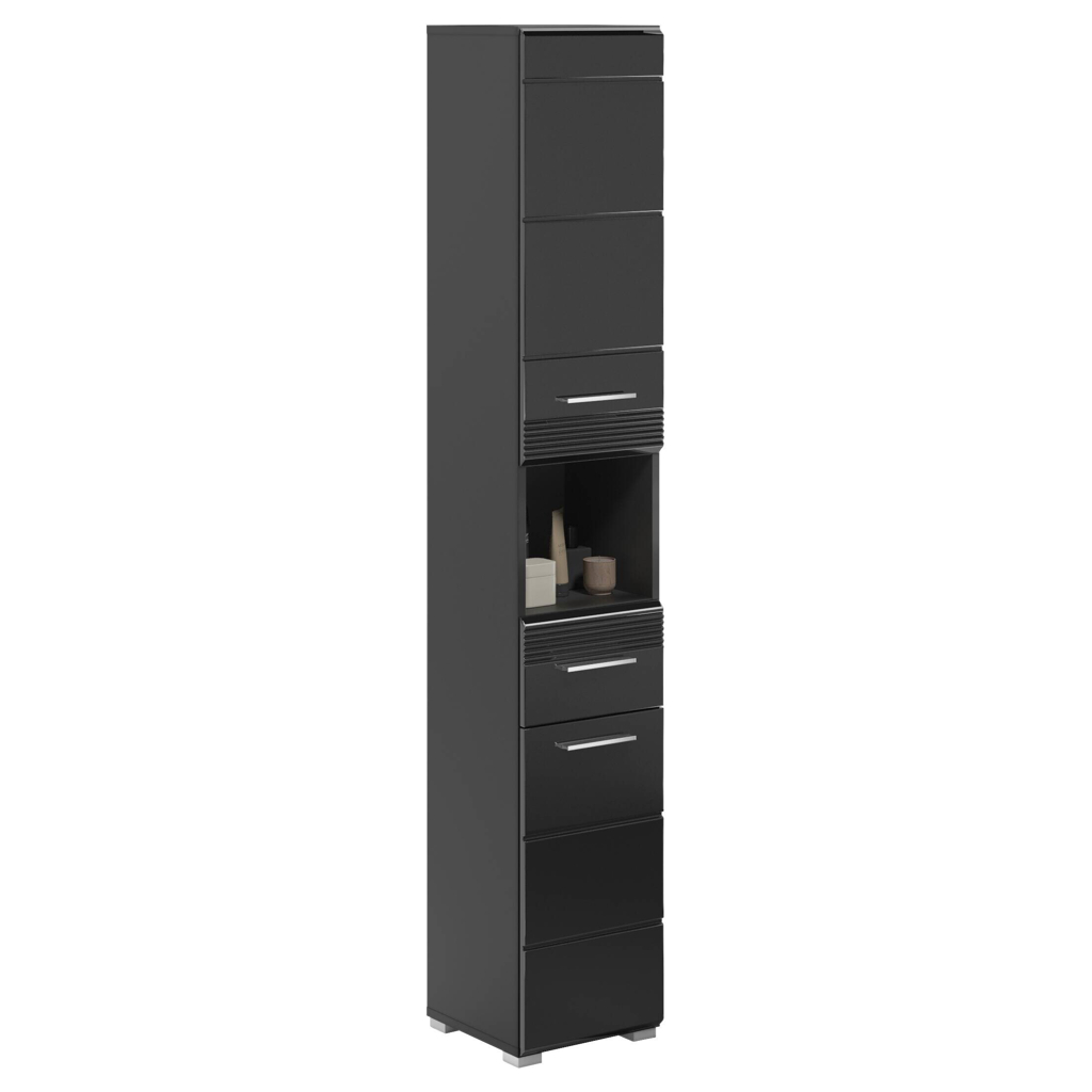 Badhochschrank LINUS
schwarz schwarz Hochglanz B/H/T: ca. 30x182x31 cm