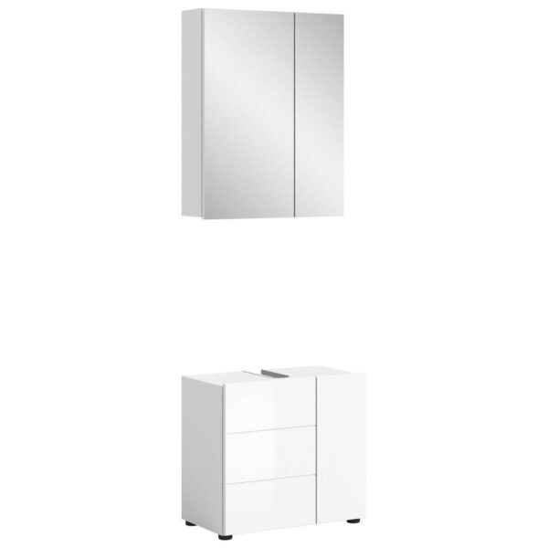 Badezimmer-Set VIRA
weiß weiß Hochglanz B/H/T: ca. 60x190x34 cm