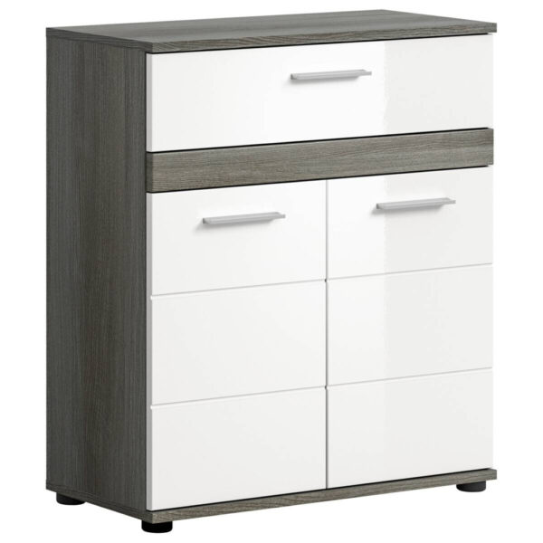 Midischrank BLAKE
Rauchsilber Nachbildung weiß Hochglanz B/H/T: ca. 71x79x31 cm
