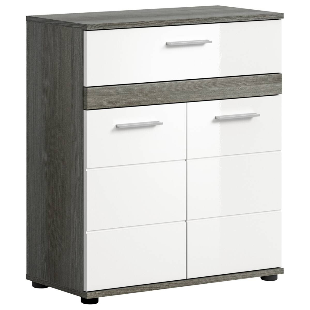 Midischrank BLAKE
Rauchsilber Nachbildung weiß Hochglanz B/H/T: ca. 71x79x31 cm
