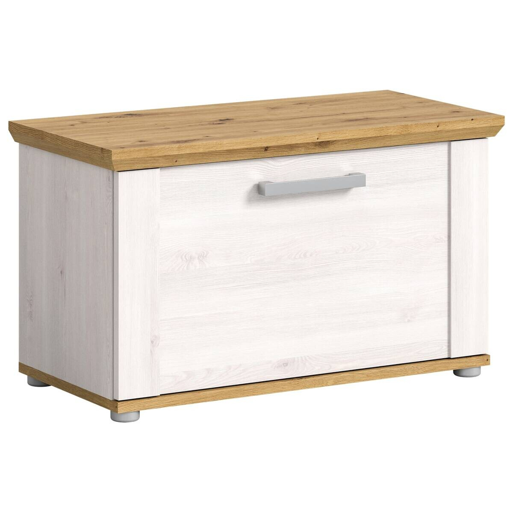 xonox.home Sitzbank Verona Sibiu Lärche Nachbildung Eiche Artisan Nachbildung B/H/T: ca. 80x47x39 cm