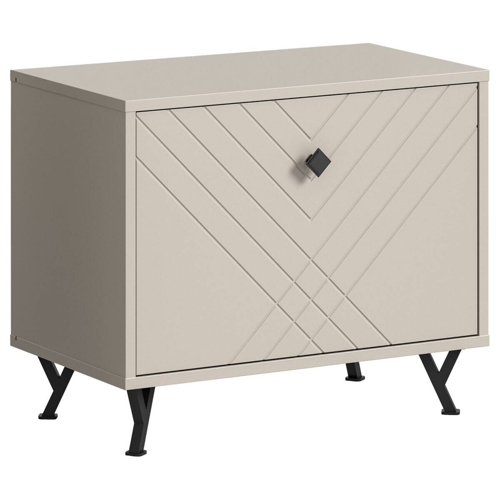 xonox.home Sitzbank NOTES sandbeige sandbeige matt B/H/T: ca. 60x50x35 cm