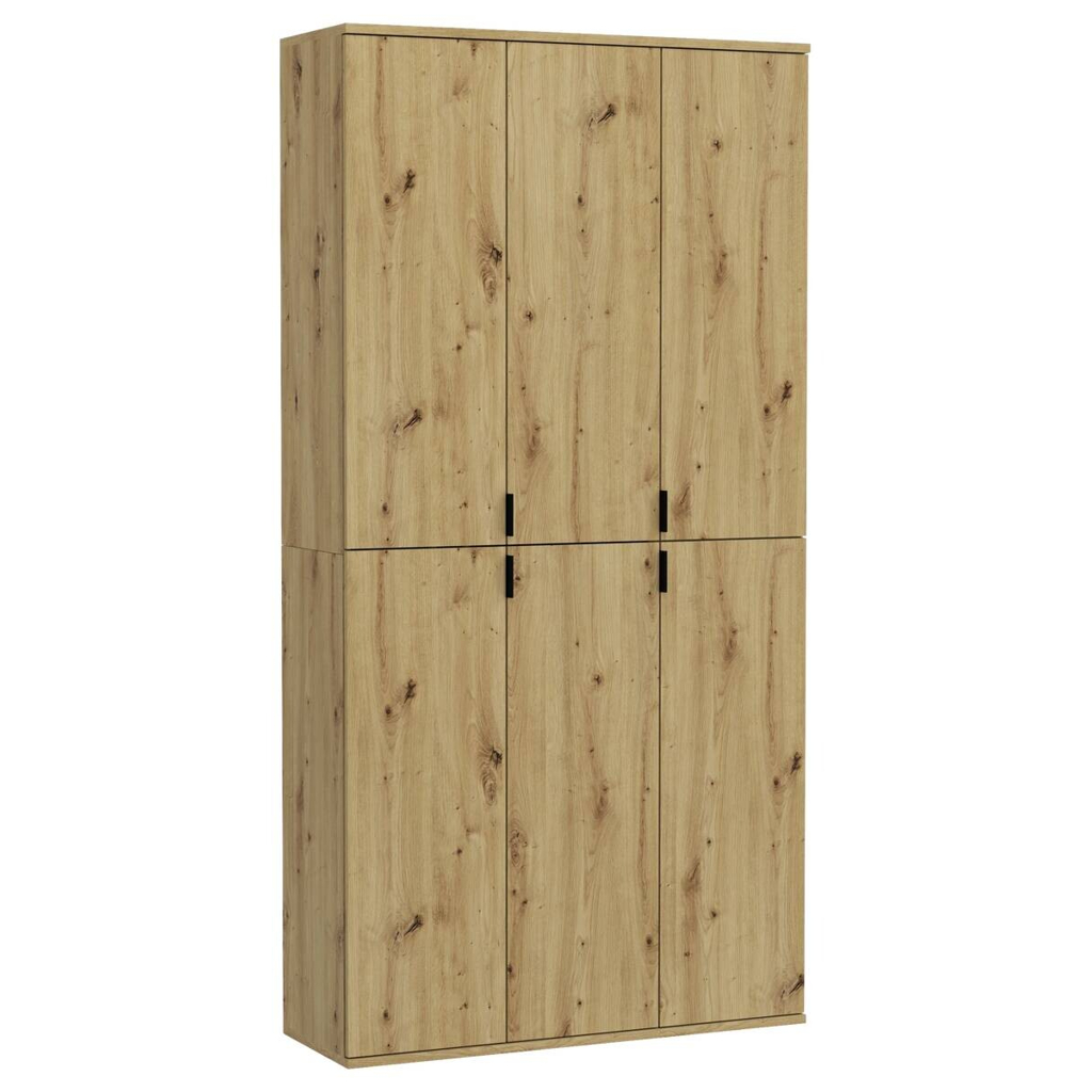 xonox.home Garderobe PROJEKT Eiche Artisan Nachbildung B/H/T: ca. 91x193x34 cm