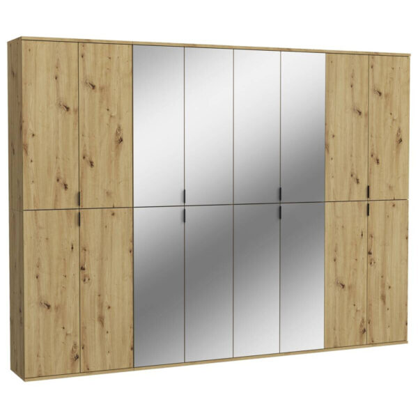 Garderobe PROJEKT
Eiche Artisan Nachbildung Spiegel B/H/T: ca. 244x193x34 cm