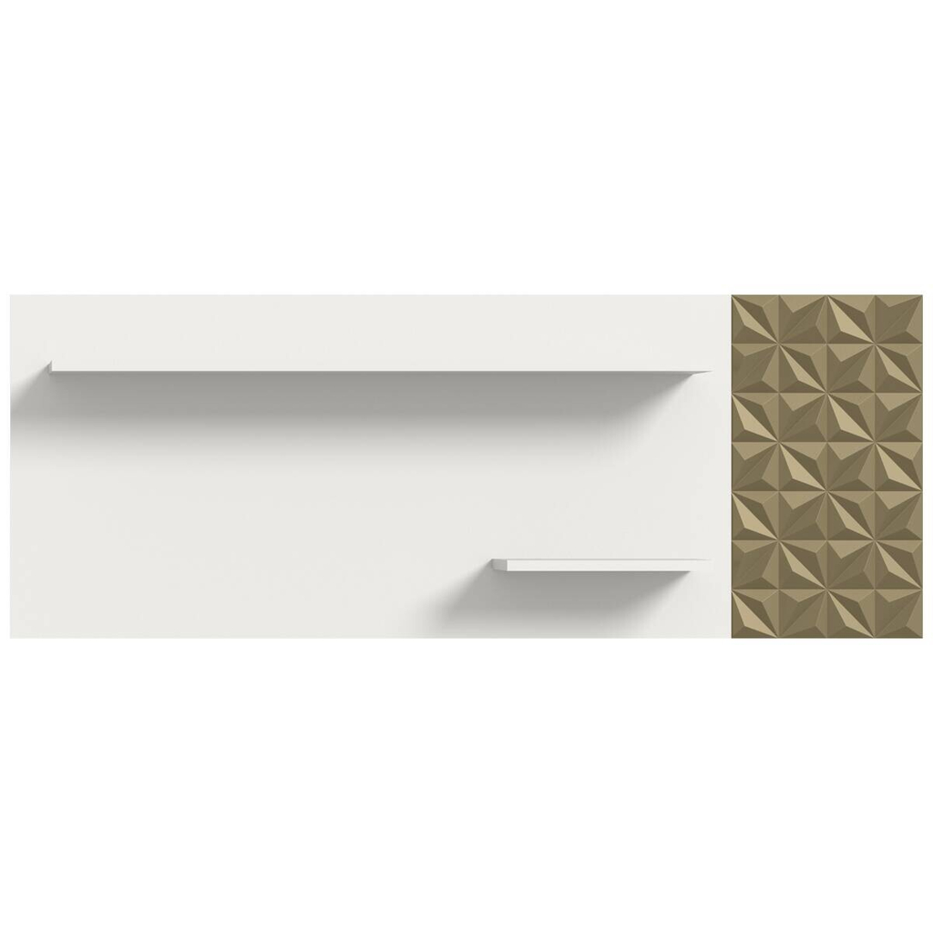POCO Wandboard Prisma weiß gold Optik B/H/T: ca. 140x53x17 cm