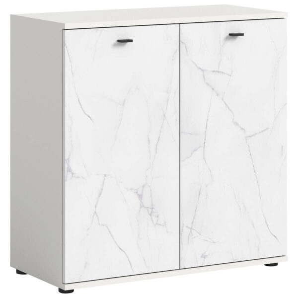 POCO Kommode Stone weiß Marmoroptik B/H/T: ca. 86x88x41 cm POCO Kommode Stone weiß Marmoroptik B/H/T: ca. 86x88x41 cm