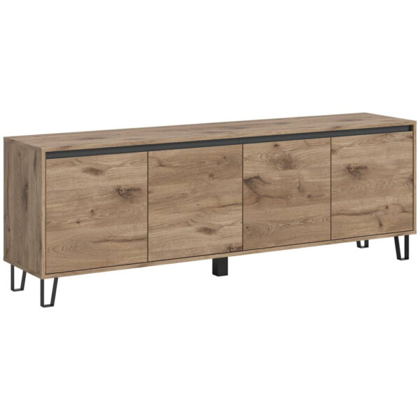 POCO TV-Lowboard Balton Oak Eiche Viking Nachbildung B/H/T: ca. 184x67x40 cm POCO TV-Lowboard Balton Oak Eiche Viking Nachbildung B/H/T: ca. 184x67x40 cm