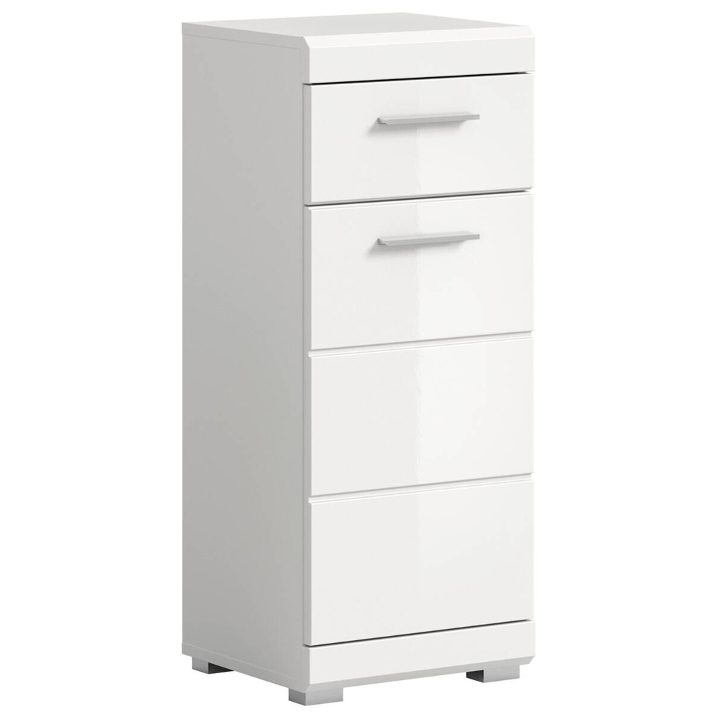 xonox.home Schrank Scout weiß weiß Hochglanz B/H/T: ca. 37x88x31 cm