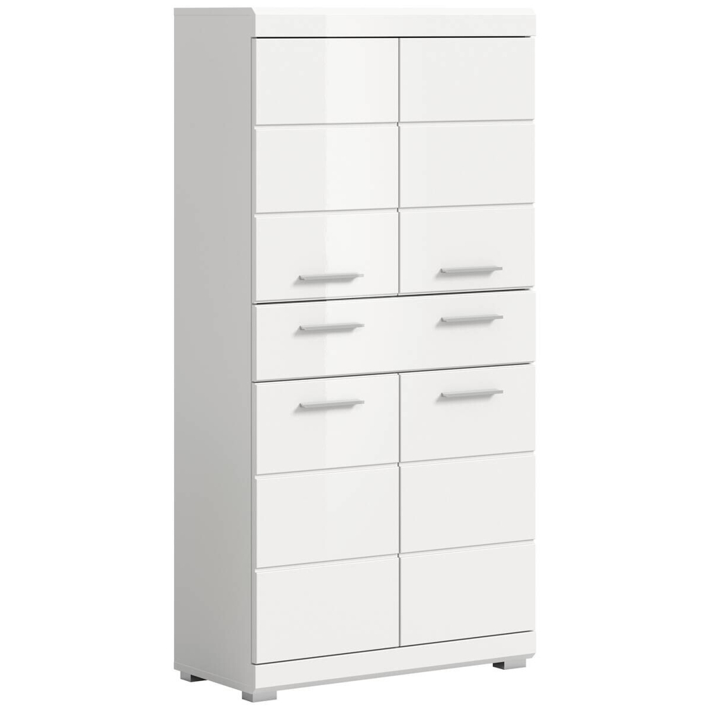 Badezimmer-Set Scout
weiß weiß Hochglanz B/H/T: ca. 74x141x31 cm