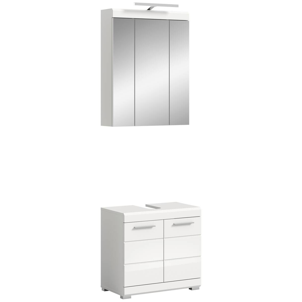 Badezimmer-Set Scout
weiß weiß Hochglanz B/H/T: ca. 60x191x34 cm
