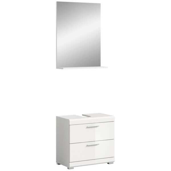 Badezimmer-Set Scout
weiß weiß Hochglanz B/H/T: ca. 60x191x37 cm