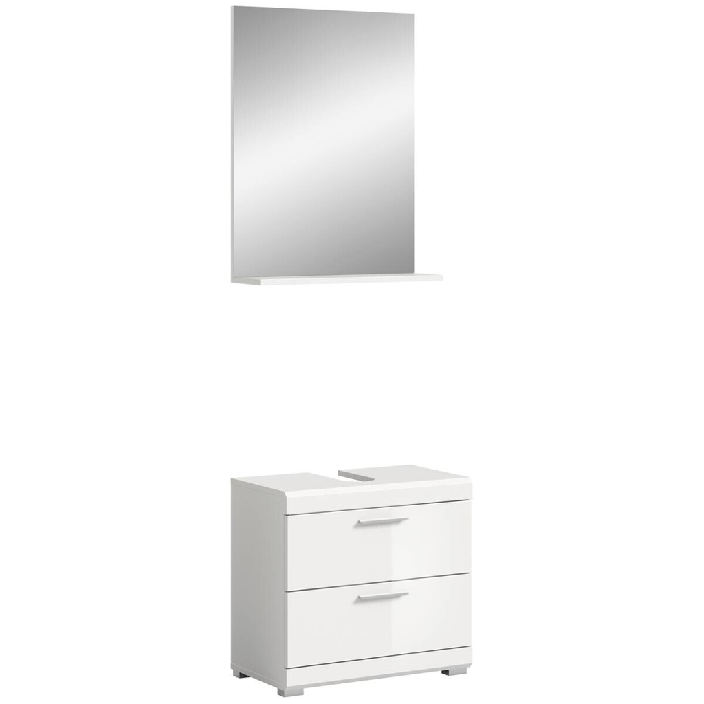 Badezimmer-Set Scout
weiß weiß Hochglanz B/H/T: ca. 60x191x37 cm