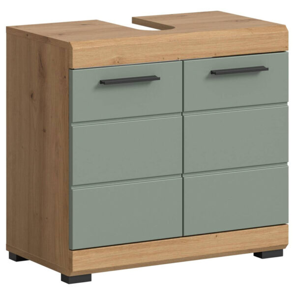 4066432031759 Waschbeckenunterschrank Scout
Eiche Artisan Nachbildung salbei Nachbildung B/H/T: ca. 60x56x34 cm