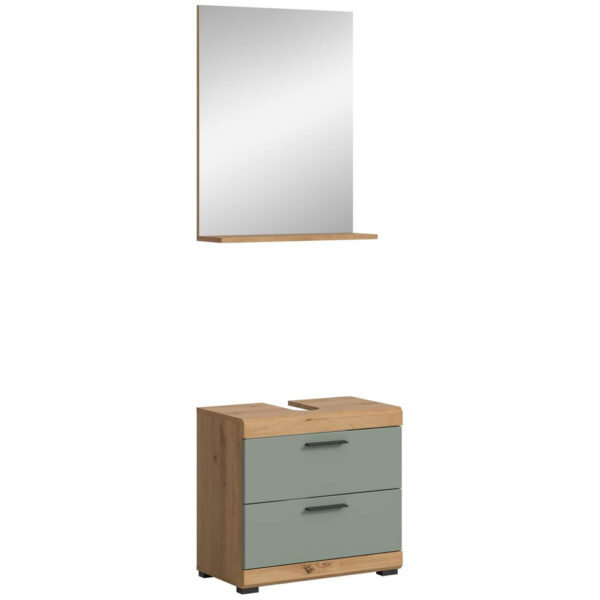 Badezimmer-Set Scout
Eiche Artisan Nachbildung salbei Nachbildung B/H/T: ca. 60x191x37 cm