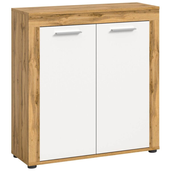 xonox.home Highboard Jam Eiche Wotan Nachbildung weiß B/H/T: ca. 80x88x35 cm xonox.home Highboard Jam Eiche Wotan Nachbildung weiß B/H/T: ca. 80x88x35 cm