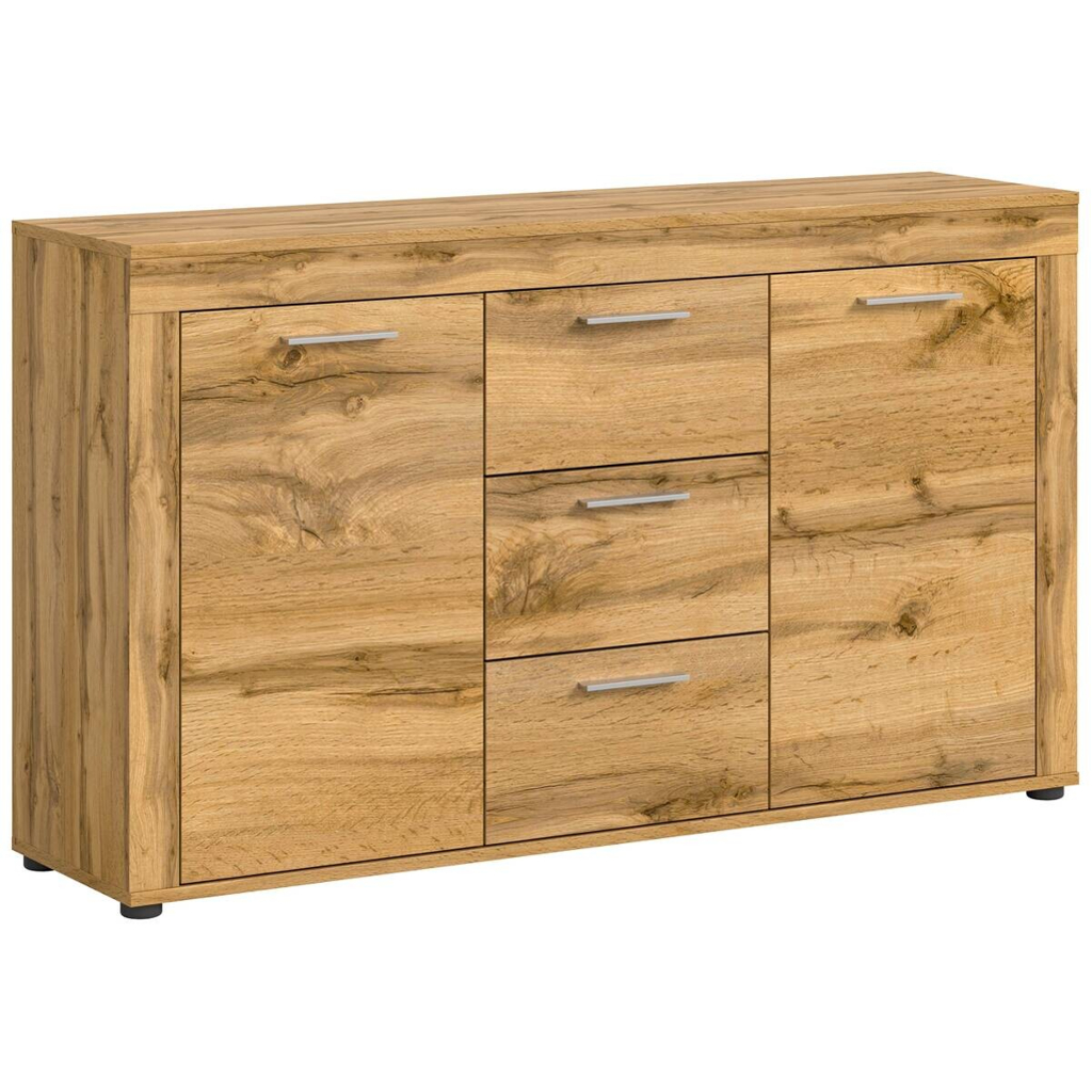 xonox.home Sideboard Jam Eiche Wotan Nachbildung B/H/T: ca. 125x80x35 cm