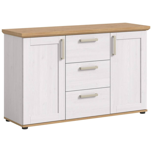 xonox.home Sideboard VERONA Lärche Nachbildung Eiche Nachbildung B/H/T: ca. 129x80x40 cm xonox.home Sideboard VERONA Lärche Nachbildung Eiche Nachbildung B/H/T: ca. 129x80x40 cm