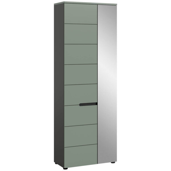 4066432035443 Garderobenschrank Canu
grün basaltgrau Nachbildung B/H/T: ca. 190x65x37 cm