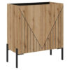 xonox.home Kommode Neo Evoke Oak Nachbildung schwarz B/H/T: ca. 80x91x40 cm