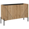 xonox.home Sideboard Neo Evoke Oak Nachbildung schwarz B/H/T: ca. 120x81x40 cm
