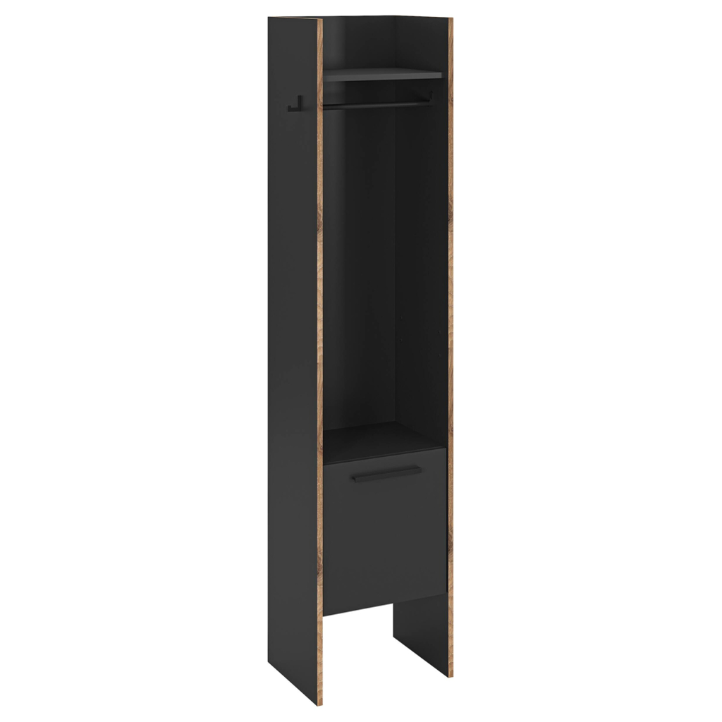 Garderobenschrank Bueno
Basalt Nox Oak Nachbildung B/H/T: ca. 42x189x37 cm