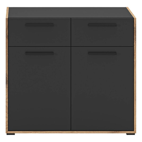 xonox.home Kommode Bueno Basalt Nox Oak Nachbildung B/H/T: ca. 95x86x37 cm xonox.home Kommode Bueno Basalt Nox Oak Nachbildung B/H/T: ca. 95x86x37 cm