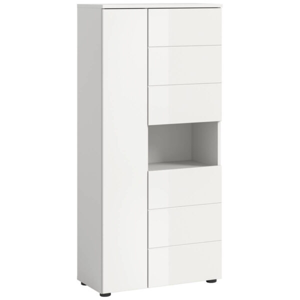 Badhochschrank VIRA
weiß weiß Hochglanz B/H/T: ca. 60x133x34 cm