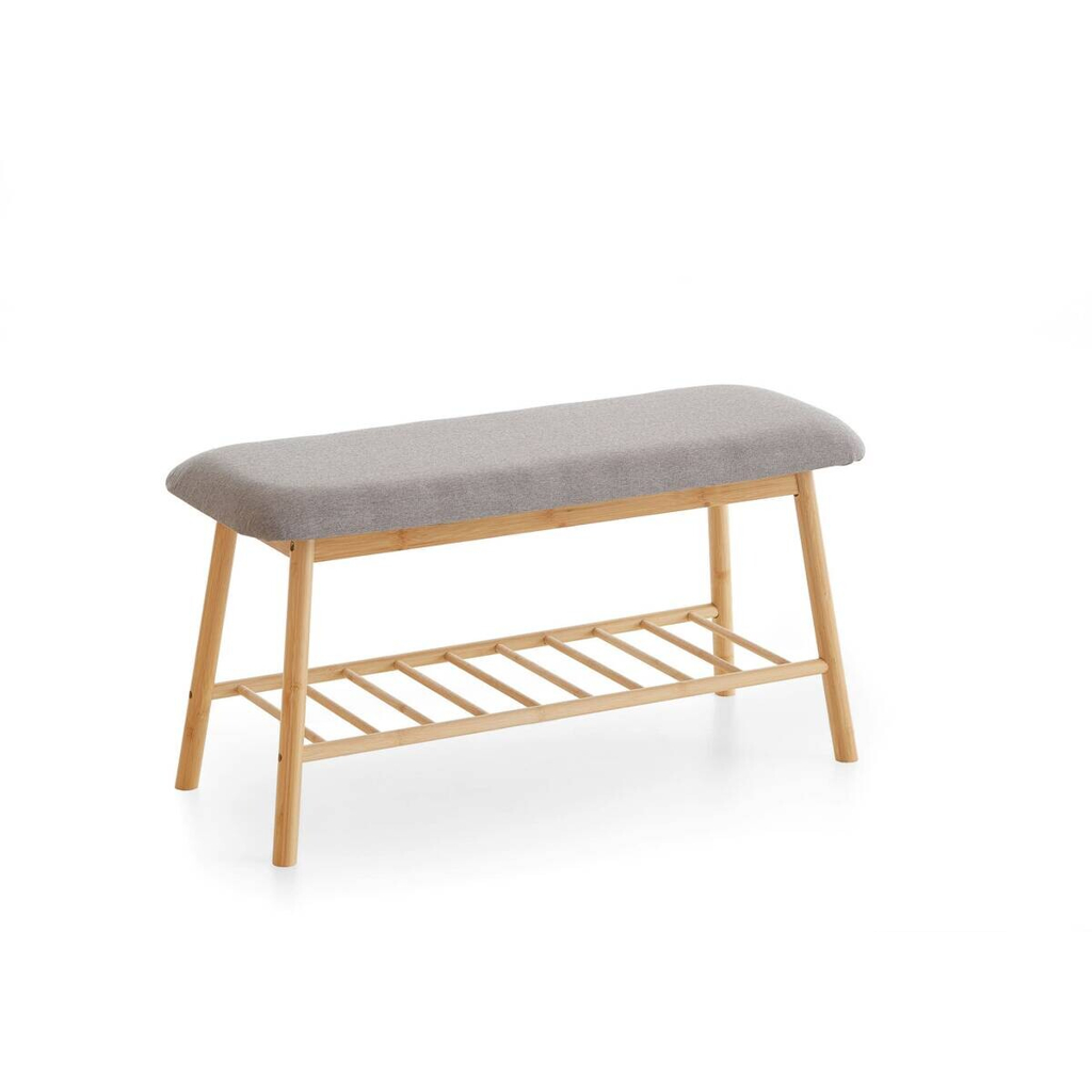 xonox.home Sitzbank natur grau B/H/T: ca. 90x45x34 cm