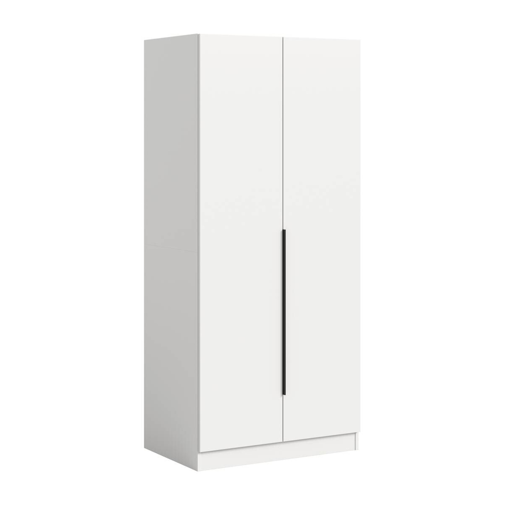 xonox.home Kleiderschrank KOPENHAGEN weiß B/H/T: ca. 80x181x52 cm