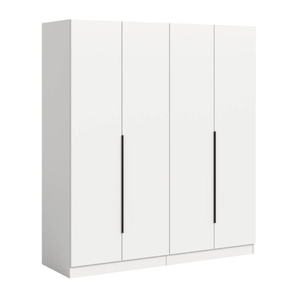 xonox.home Kleiderschrank KOPENHAGEN weiß B/H/T: ca. 160x181x52 cm