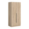 xonox.home Kleiderschrank KOPENHAGEN Eiche Sonoma Nachbildung B/H/T: ca. 80x181x52 cm
