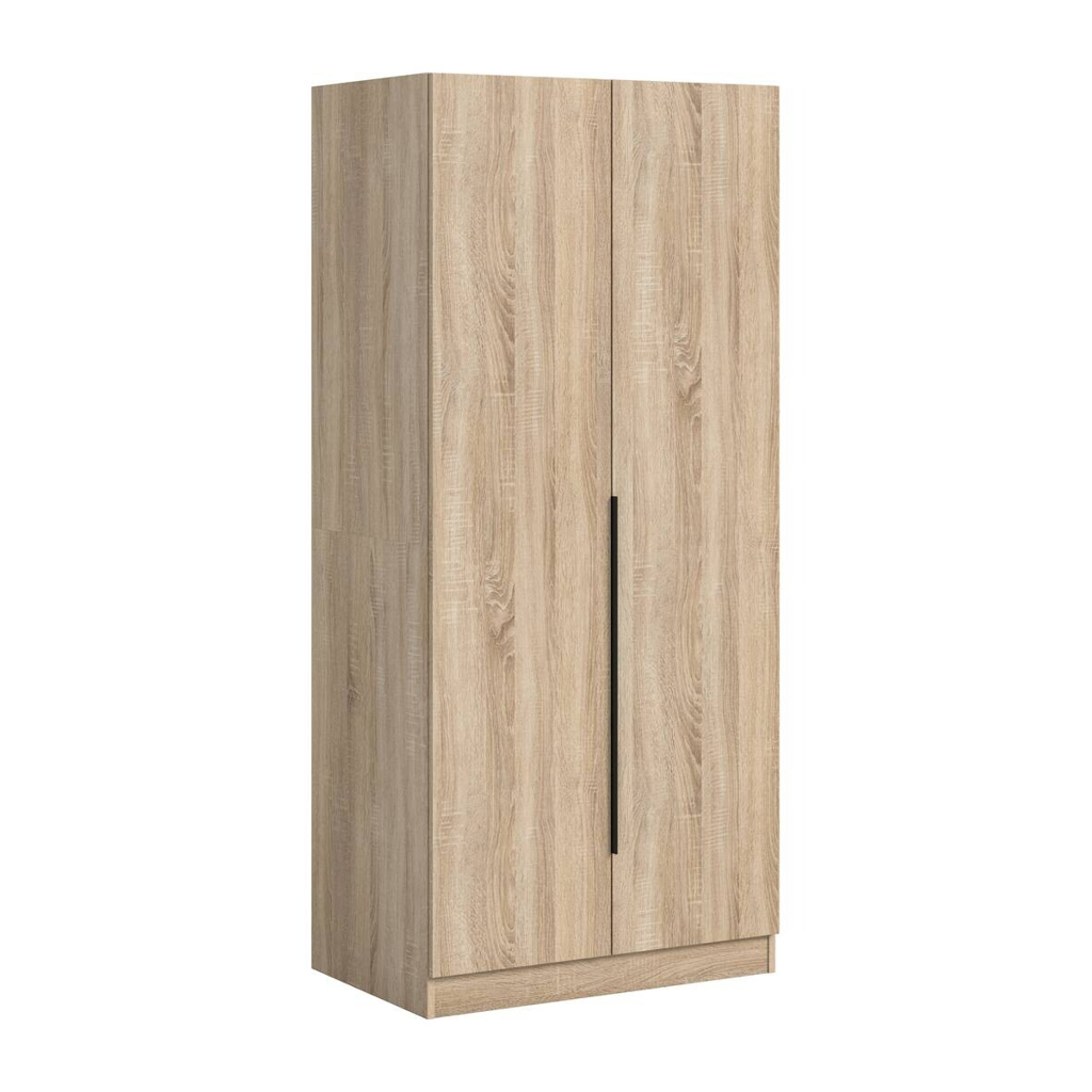 xonox.home Kleiderschrank KOPENHAGEN Eiche Sonoma Nachbildung B/H/T: ca. 80x181x52 cm