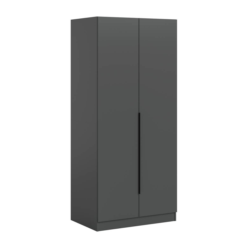 xonox.home Kleiderschrank KOPENHAGEN anthrazit B/H/T: ca. 80x181x52 cm