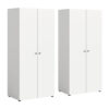 xonox.home Kleiderschrank DARWIN weiß B/H/T: ca. 160x176x51 cm