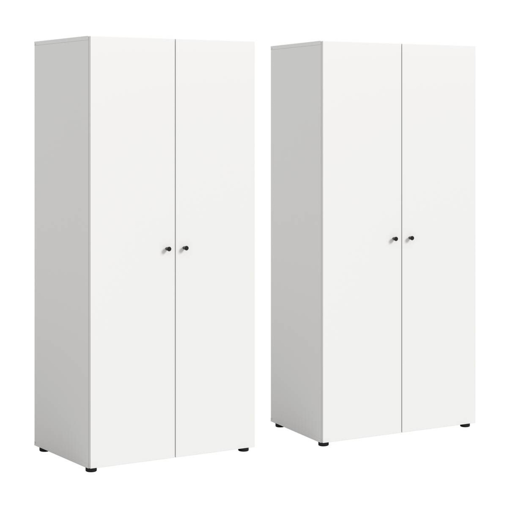 xonox.home Kleiderschrank DARWIN weiß B/H/T: ca. 160x176x51 cm