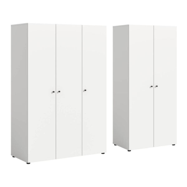 xonox.home Kleiderschrank DARWIN weiß B/H/T: ca. 200x176x51 cm