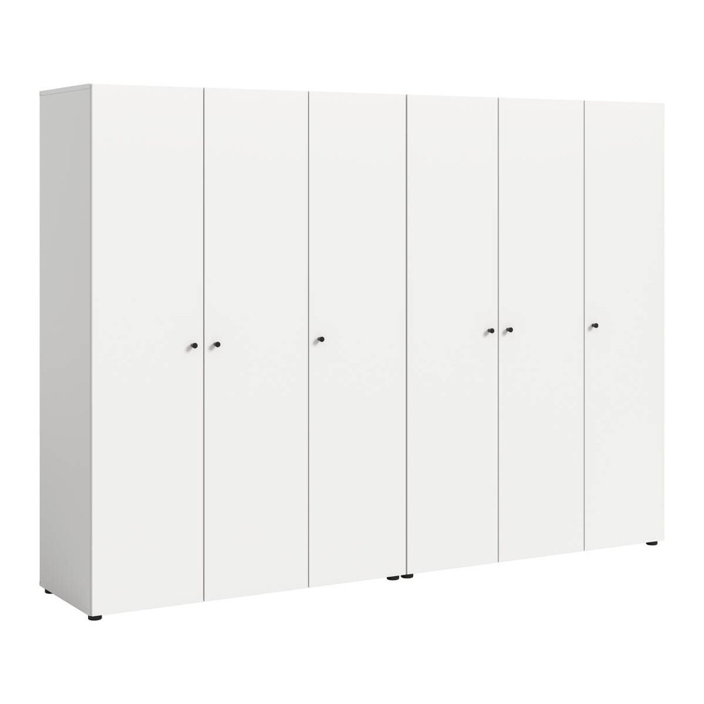 xonox.home Kleiderschrank DARWIN weiß B/H/T: ca. 240x176x51 cm
