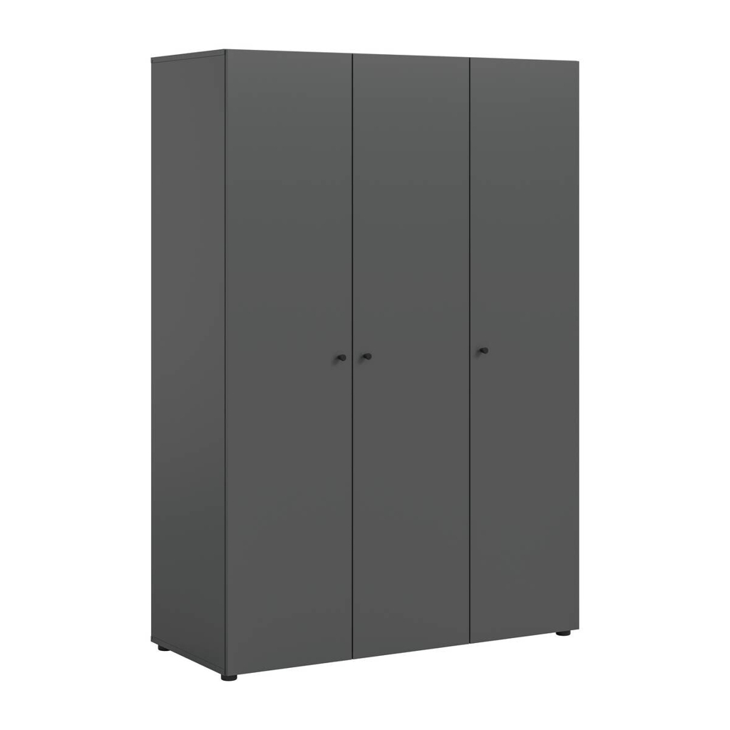 xonox.home Kleiderschrank DARWIN anthrazit B/H/T: ca. 120x176x51 cm