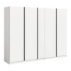 xonox.home Kleiderschrank OAKLAND weiß B/H/T: ca. 230x183x53 cm