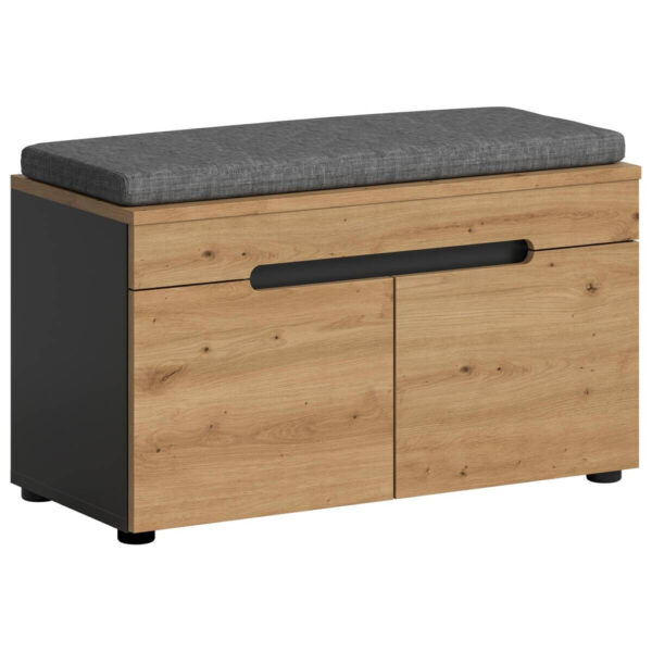 xonox.home Sitzbank Canu basaltgrau Nachbildung Artisan Nachbildung B/H/T: ca. 80x45x37 cm xonox.home Sitzbank Canu basaltgrau Nachbildung Artisan Nachbildung B/H/T: ca. 80x45x37 cm