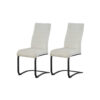 xonox.home Schwingstuhl LENI, 2er Set creme schwarz Webstoff B/H/T: ca. 43x98x59 cm xonox.home Schwingstuhl LENI, 2er Set creme schwarz Webstoff B/H/T: ca. 43x98x59 cm