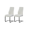 xonox.home Schwingstuhl TINA, 2er Set creme Webstoff B/H/T: ca. 43x98x59 cm
