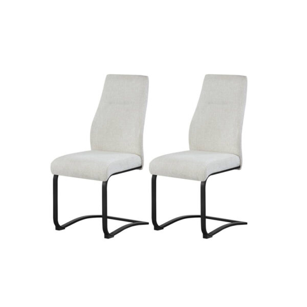 xonox.home Schwingstuhl TINA, 2er Set creme Webstoff B/H/T: ca. 43x98x59 cm xonox.home Schwingstuhl TINA, 2er Set creme Webstoff B/H/T: ca. 43x98x59 cm