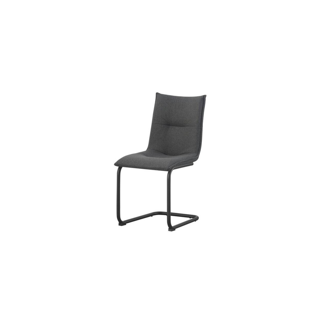 xonox.home Schwingstuhl SONJA, 2er Set anthrazit Webstoff B/H/T: ca. 46x89x57 cm
