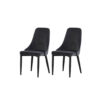 xonox.home Stuhl CLAUDIA, 2er Set anthrazit B/H/T: ca. 44x88x58 cm