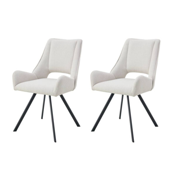 xonox.home Stuhl HELEN, 2er Set creme Webstoff B/H/T: ca. 56x63x91 cm xonox.home Stuhl HELEN, 2er Set creme Webstoff B/H/T: ca. 56x63x91 cm