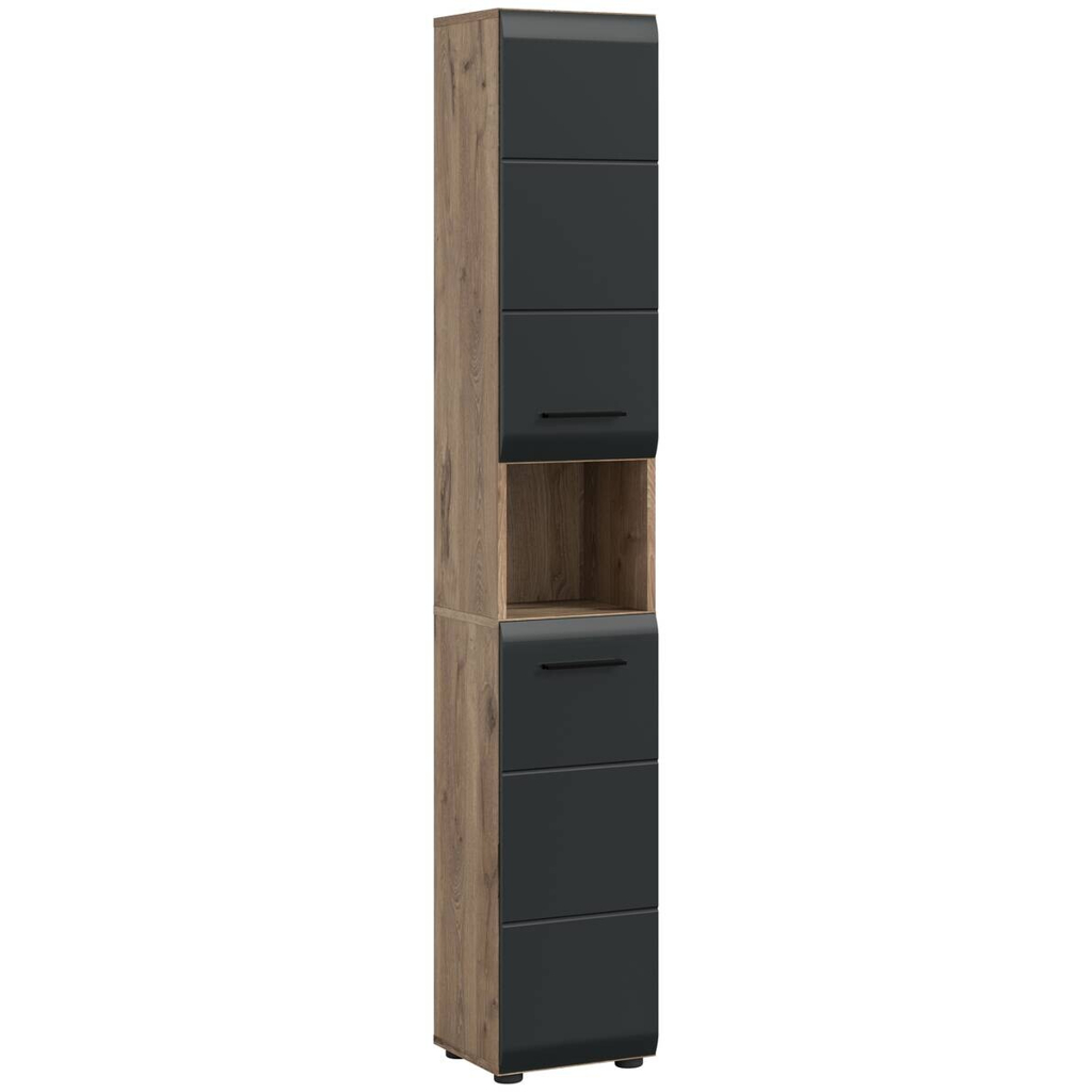 Hochschrank Ice
Nox Oak Nachbildung schwarz matt B/H/T: ca. 30x185x30 cm