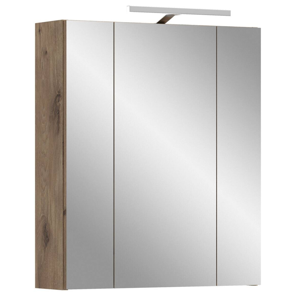 Spiegelschrank Ice
Nox Oak Nachbildung schwarz matt B/H/T: ca. 60x70x18 cm