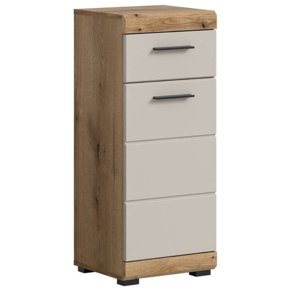 xonox.home Badhochschrank Scout Evoke Oak Nachbildung Kaschmirgrau Nachbildung B/H/T: ca. 37x88x31 cm xonox.home Badhochschrank Scout Evoke Oak Nachbildung Kaschmirgrau Nachbildung B/H/T: ca. 37x88x31 cm