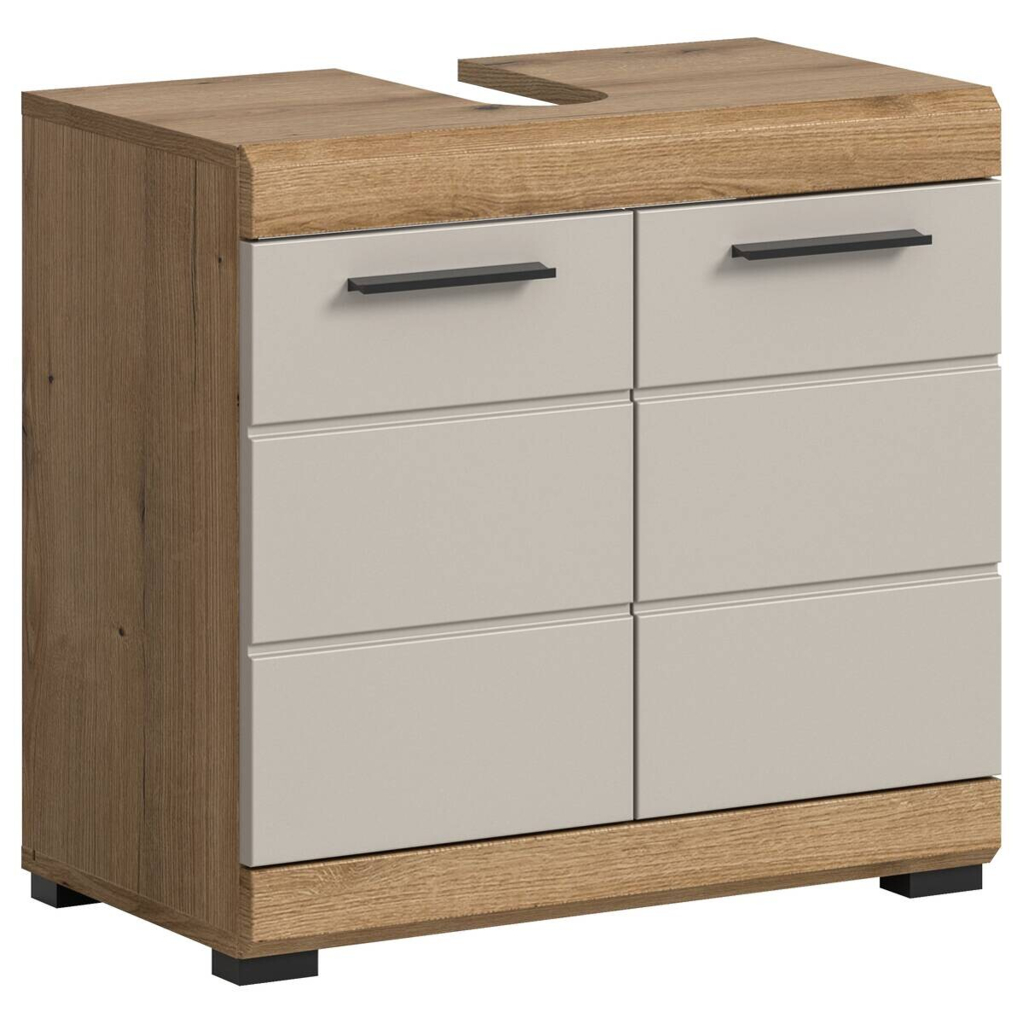 Waschbeckenunterschrank Scout
Evoke Oak Nachbildung Kaschmirgrau Nachbildung B/H/T: ca. 60x56x34 cm